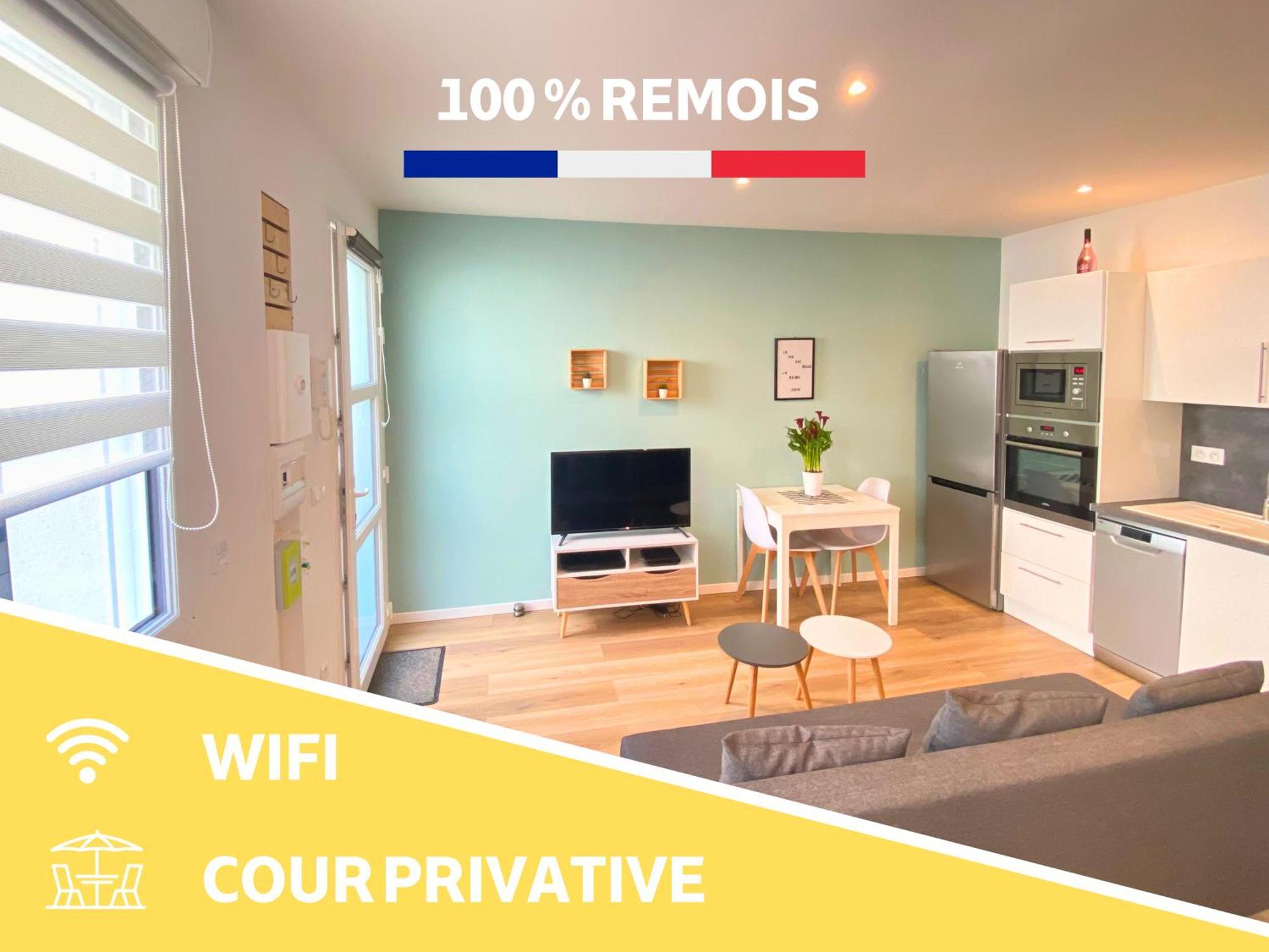 شقة رانس  في Le Remois - Parking - Cour Privative - Wifi المظهر الخارجي الصورة
